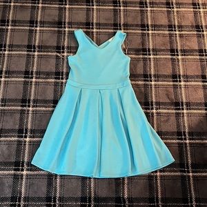 girls criss cross back dress